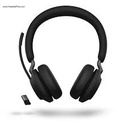 AUDIFONO DE OREJA JABRA BLUETOOTH INALÁMBRICO USB A AISLAMIENTO DE RUIDO NEGRO JABRA EVOLVE2 65 UC STEREO
