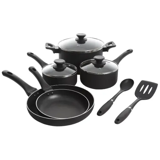 BATERIA DE OLLAS Y SARTENES OSTER 73076 10PZS 010446