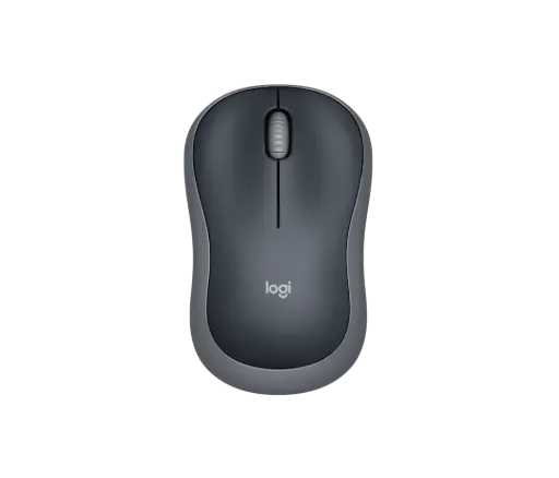 [910-002225] MOUSE LOGITECH INÁLAMBRICO M185 PLATA OSCURO 2.4GHZ USB