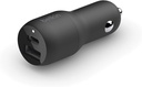 CARGADOR BELKIN CAR BOOST CHARGE 24W CHARGER W LTG TO USBC CBL CCB001BTBK AC407BLK43
