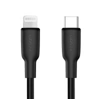 [010003] CABLE ARGOM USB C A LIGHTNING 1.8 METROS SILICONE NEGRO ARG CB 0072BK CAB-ARG-USCL72N