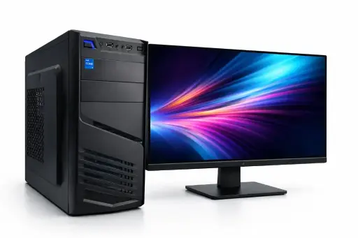 COMPUTADORA DE ESCRITORIO CORE I5 8GB RAM 240SSD   MONITOR 23.8  CMB01