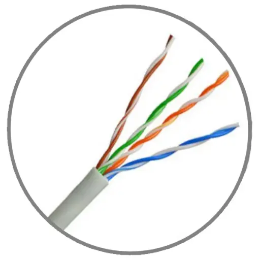 METRO DE CABLE INTERIOR CAT5E (100% COBRE), BLANCO DAHUA DH-PFM920I-5EUN-MTS