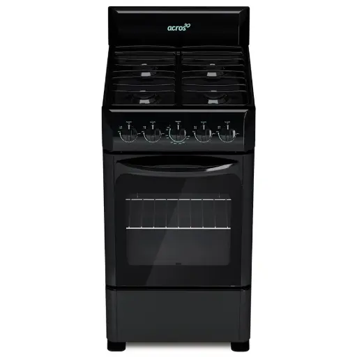 [052003] ESTUFA ACROS 4 QUEMADORES 20PULGADAS NEGRA LNAW1001B 100091