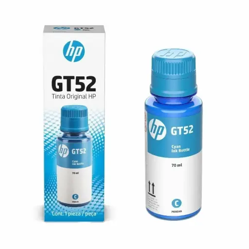 [032016] BOTELLA DE TINTA HP GT52 COLOR CYAN M0H54AL