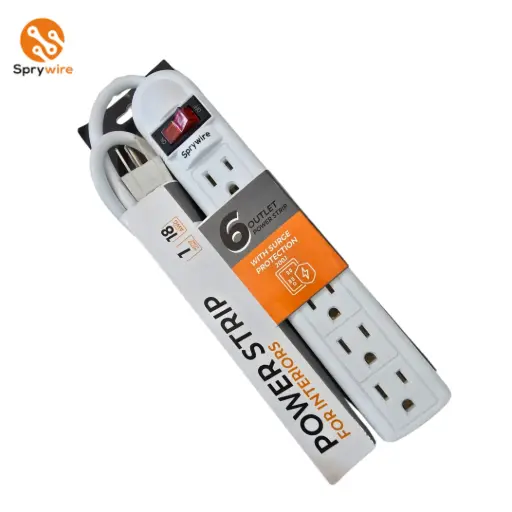 [SWS-26] REGLETA DE 6 SALIDAS, SPRYWIRE