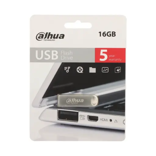 MEMORIA USB DE 16GB DAHUA DHI USB U106 20 16GB, 2.0 HIK639 DHA903