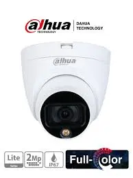 CÁMARA DH HAC HDW120CLQN A LED HDCVI DOMO FULL COLORDE 2MP, MICRÓFONO INTEGRADO20M STARLIGHT DH-HAC-HDW120CLQN-A-LED