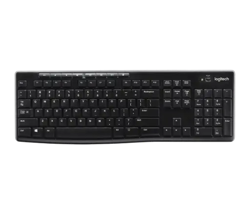 TECLADO LOGITECH CORDLESS K270 KYBD SPANISH BLACK UNIFYING 2.4GHZ 920-004426