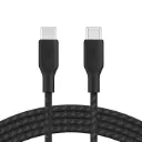 CABLE BELINKG BRAIDED USB CTO USB C 100W CABLE 2M BK CAB014BT2MBK