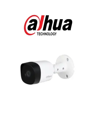 CÁMARA DAHUA DH HAC B2A11N TIPO BALA DE 1MP IR 20M LENTE FIJO IP67 METALICA DH-HAC-B2A11N