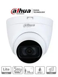 CÁMARA DH HAC HDW1500TLQN A TIPO TURRET 5MP AUDIO DWDR LENTE FIJO IR 30M IP67 HIK354 DH-HAC-HDW1500TLQN-A