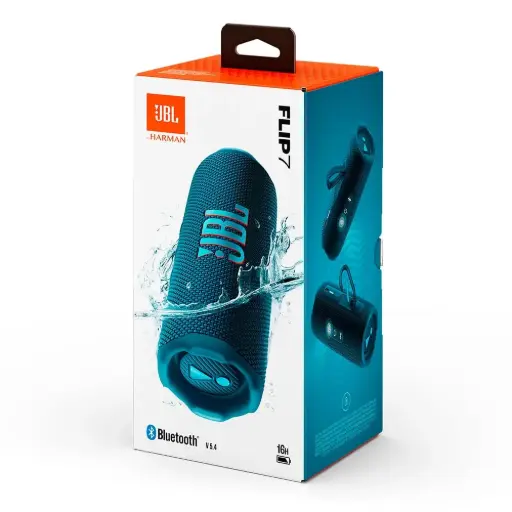 BOCINA JBL FLIP 7 BOCINA PORTÁTIL BLUETOOTH AZUL JBLFLIP7BLUAM