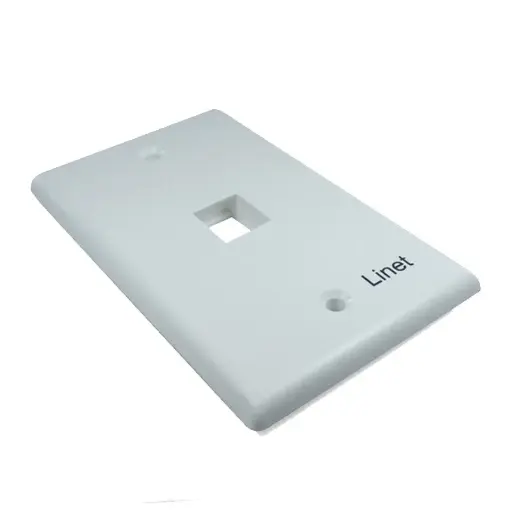 [EPA007]  PLACA 1 PUERTO LINET BLANCO