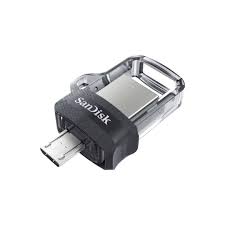 MEMORIA USB SANDISK ULTRA DUAL M3 64GB OTG USB3 CONECTOR MICROUSB FLAUD-SN-U364M3