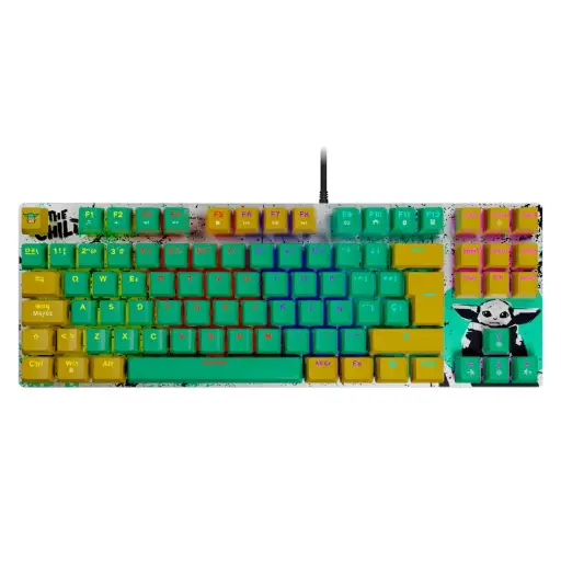 TECLADO PRIMUS GAMING GROGU BALLISTA81T KB MARRÓN ESP PKS S080G ID000PGL21