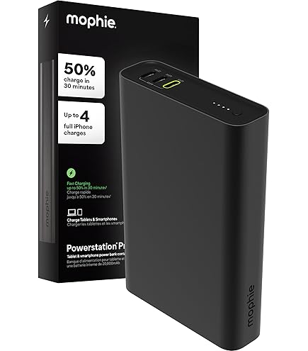 MOPHIE UNIVERSAL BATTERY POWER BOOST 20K FG BLACK  401108802