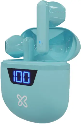 AUDIFONO KX ERBUDS WLS BT 12HR IN EAR TWS W/CHARG.CASE AQUA KTE-006AQ 