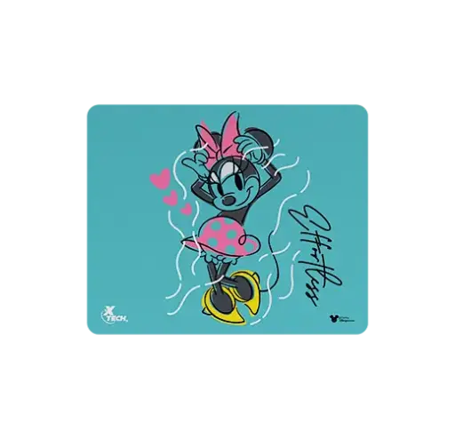 MOUSE PAD XTECH XTA D100MM MINNIE MOUSE 8.6X7  MPAD-XT-M100MM