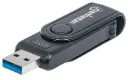 MINI LECTOR  GRABADORA EXTERNA MANHATTAN 101981 USB 3.0 24 EN 1 LECMEMEX-MH-981