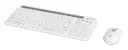 TECLADO Y MOUSE INALAMBRICO INGLES  MANHATTAN 180634 BLANCO MANH180634