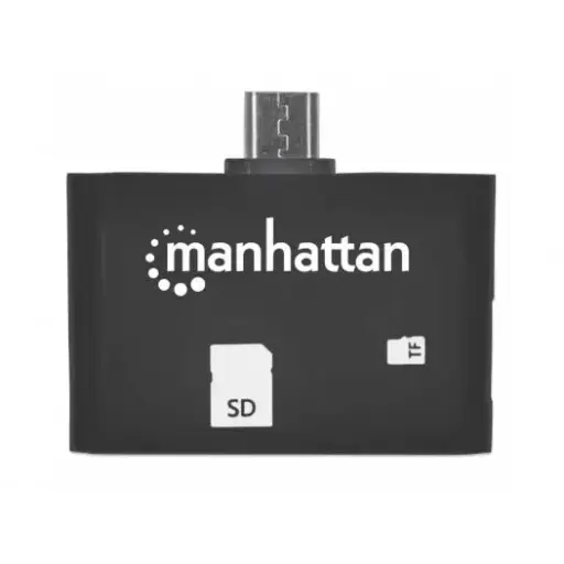 [LECMEMEX-MH-208] LECTOR DE MEMORIA EXTERNA MANHATTAN 406208 SD A MICROUSB OTG