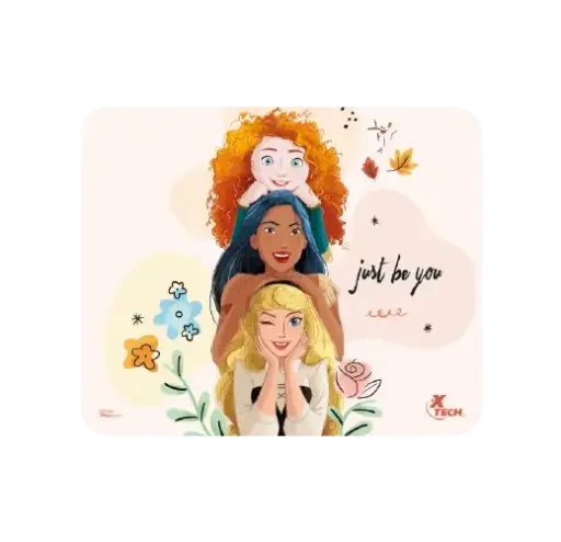 MOUSE PAD XTECH XTA D100PS PRINCESAS DE DISNEY 8.6X7  MPAD-XT-D100PS
