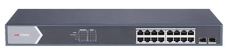[DS-3E1518P-SI] SWITCH HIKVISION POE INTELIGENTE GIGABIT 16 PUERTOS PUERTOS DE FIBRA ÓPTICA GIGABIT, ESTÁNDAR IEEE 802.3AT/AF ENVIO DE ALARMAS