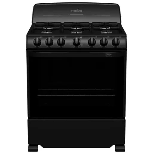 [052015] ESTUFA MABE 30 PULGADAS 6 QUEMADORES NEGRO EM762BAPNO1/2 110069