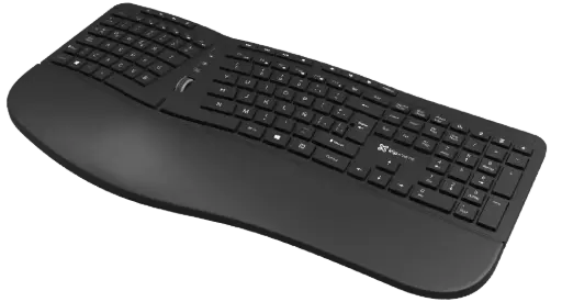[KBK-530S] TECLADO INALAMBRICO KX KBK 530S WIRELESS KEYBOARD SPANISH ERGONOMIC