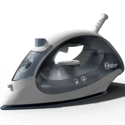 PLANCHA DE VAPOR COMPACTA OSTER   SUELA ANTIADHERENTE VAPOR VARIABLE, ANTICALCIO ROCIO   GRIS GCSTBS5001 013