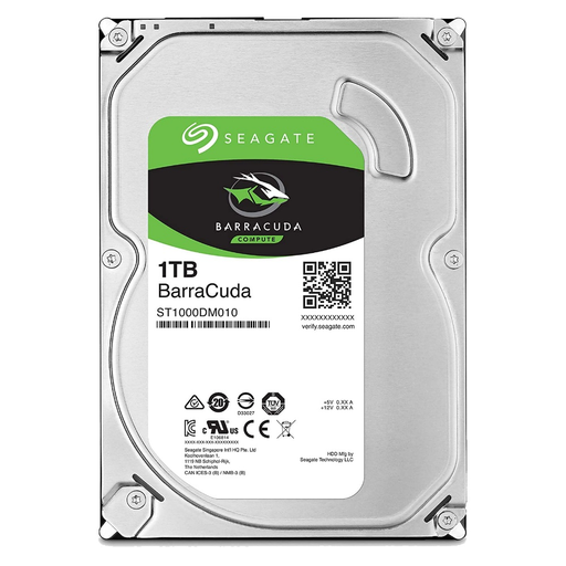 DISCO DURO 1TB SEAGATE BAHIA 3.5 INTERFACE SATA 6 GB/SCACHE: CACHE 64M CANTIDAD 64 CÁMARAS SEAGATESKYHAWK1T