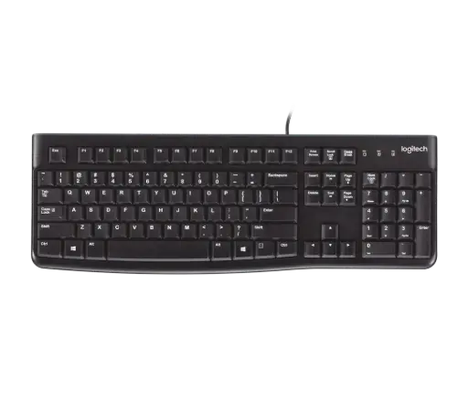 TECLADO LOGITECH KEYBOARD K120 SPN BLACK USB 920-004422