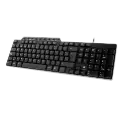 TECLADO CON CABLE XTECH KYBD WRD MM USB SPA XTK 160S BLACK XTK-160S