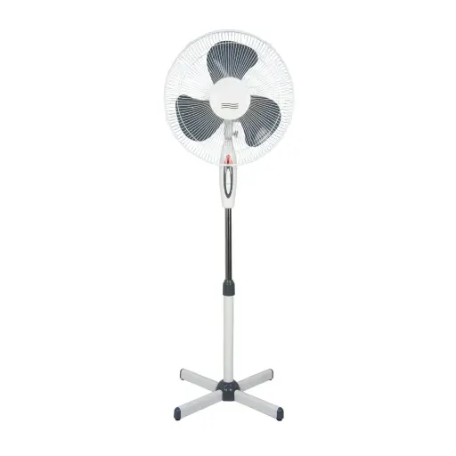 [057001] VENTILADOR BELTEK BLANCO Y AZUL 16 PIES PEDESTAL US16058A 