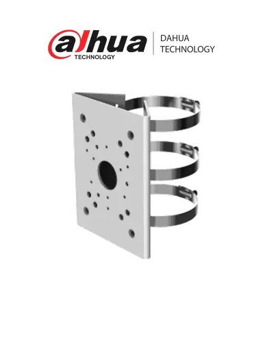 SOPORTE DE MONTAJE EN POSTE, 130.4MMX170MMX45MM(5.13 6.69 X1.77 ) SOPORTE DE MONTAJE EN POSTE DISEÑO LIMPIO E INTEGRADO DH-PFA150