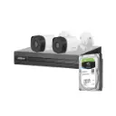 COMBO 2 CÁMARAS 5MPX 20M IR FULL COLOR CON AUDIO 500GB C5X-2FULLCA