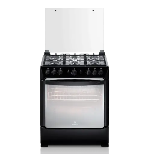 [052007] ESTUFA INDURAMA ZAFIRO 30 PULGADAS TAPA DE VIDRIO TEMPLADO TABLERO DE ACERO INOXIDABLE PARRILLAS HIERRO FUNDIDO SORRENTO 30 ZAFIRO