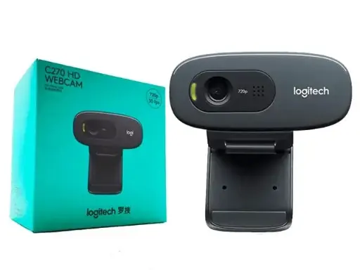 WEBCAM LOGITECH HD C270 720P VIDEO CALLING AND RECORDING MM120LOG58