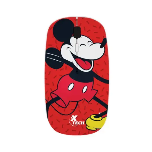 [WL-XT-M340MK] MOUSE INALAMBRICO XTECH MICKEY MOUSE 1600DPI ROJO XTM D340MK