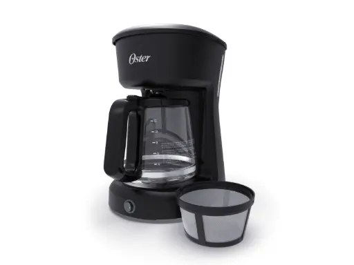 [BVSTDCS121B-013] CAFETERA OSTER   12 TAZAS   NEGRO POTENCIA DE 900 W