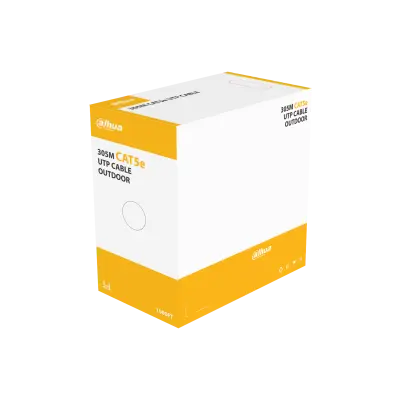 [DH-PFM920-5EU-BOB] BOBINA DE CABLE EXTERIOR CAT5E DE 305MTS (100% COBRE), NEGRO DAHUA BOBINA